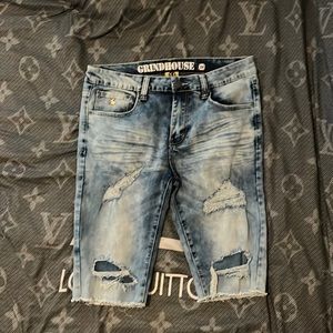 Blue Jean shorts waist 34 brand Grindhouse